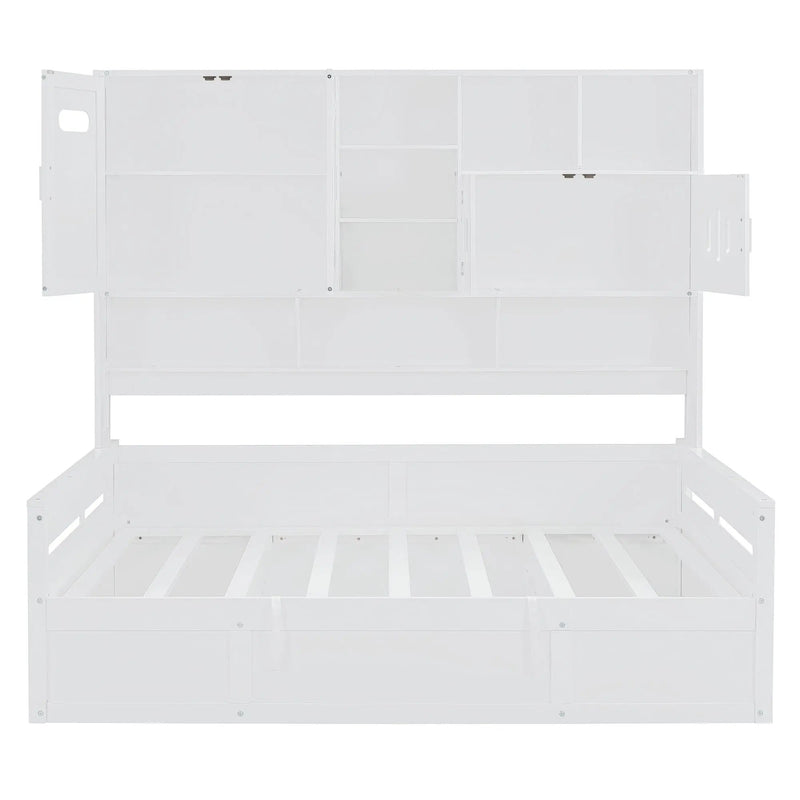 Daybed With All-In-One Cabinet And Shelf by Unique Piece Furniture