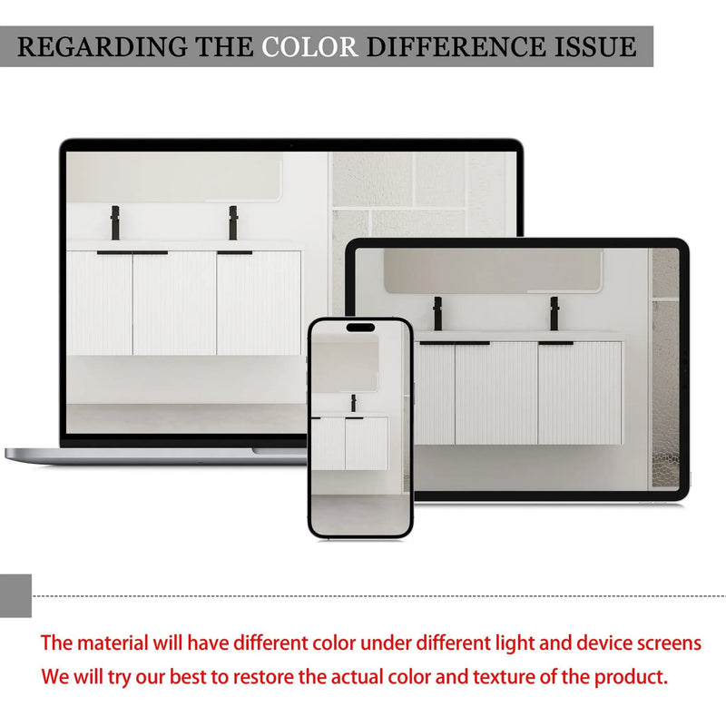 Contemporary Wall Mounted Bathroom Vanity With Resin Double Sink by Unique Piece Furniture