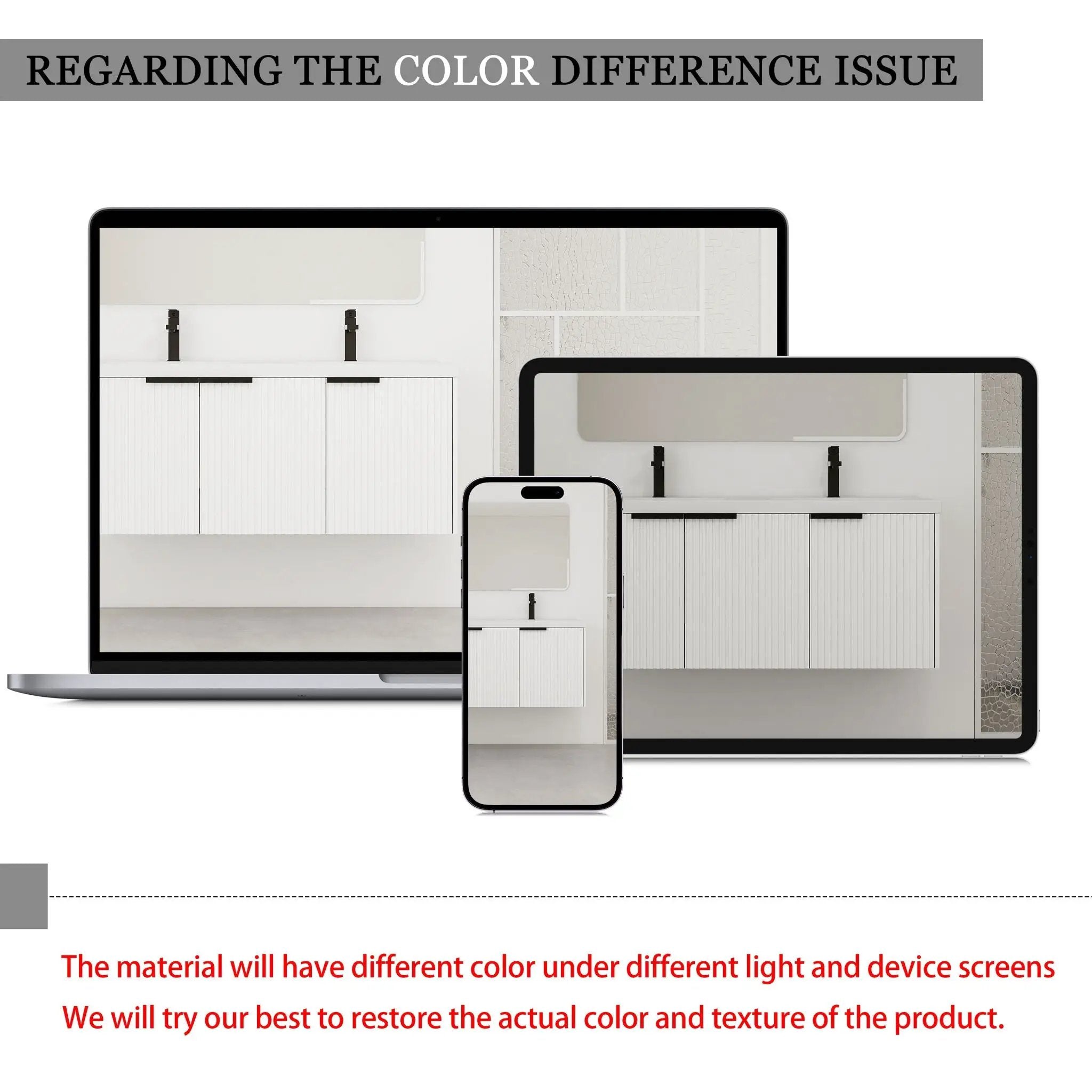 Contemporary Wall Mounted Bathroom Vanity With Resin Double Sink by Unique Piece Furniture