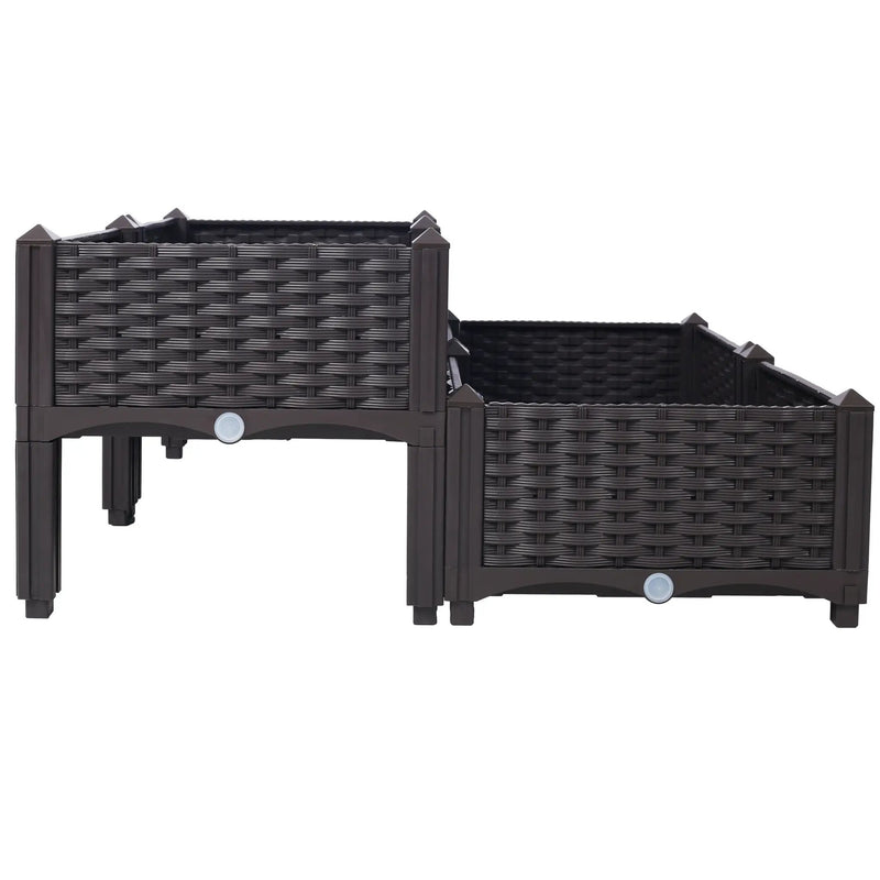 4 Piece Raised Garden Bed with Legs by HouseOfZazla
