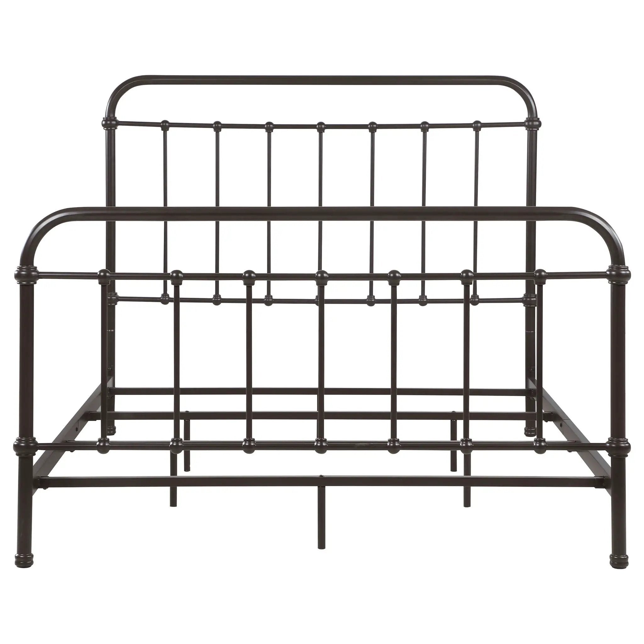 Livingston Metal Queen Open Frame Bed Dark Bronze by Unique Piece Furniture