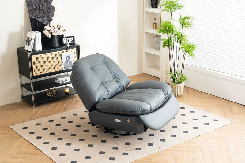 Power Recliner Swivel Glider USB Charger With tooth Music Player, Sleep, Working, Game And Leisure by Unique Piece Furniture