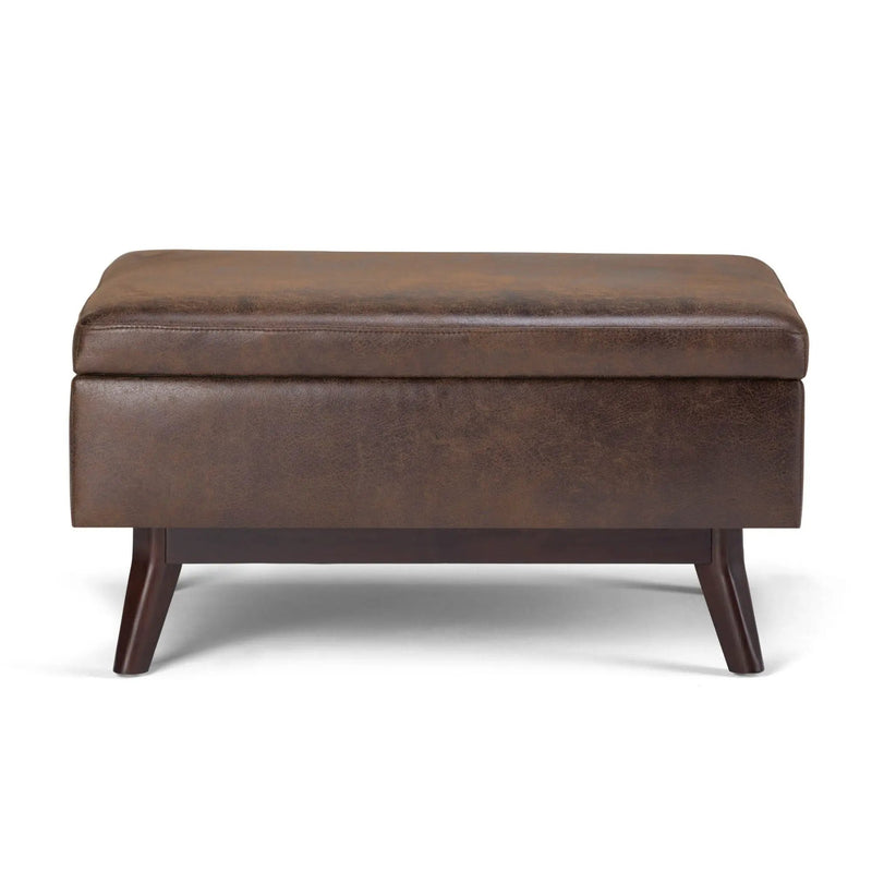 Owen - Upholstered Rectangular Storage Ottoman by HouseOfZazla