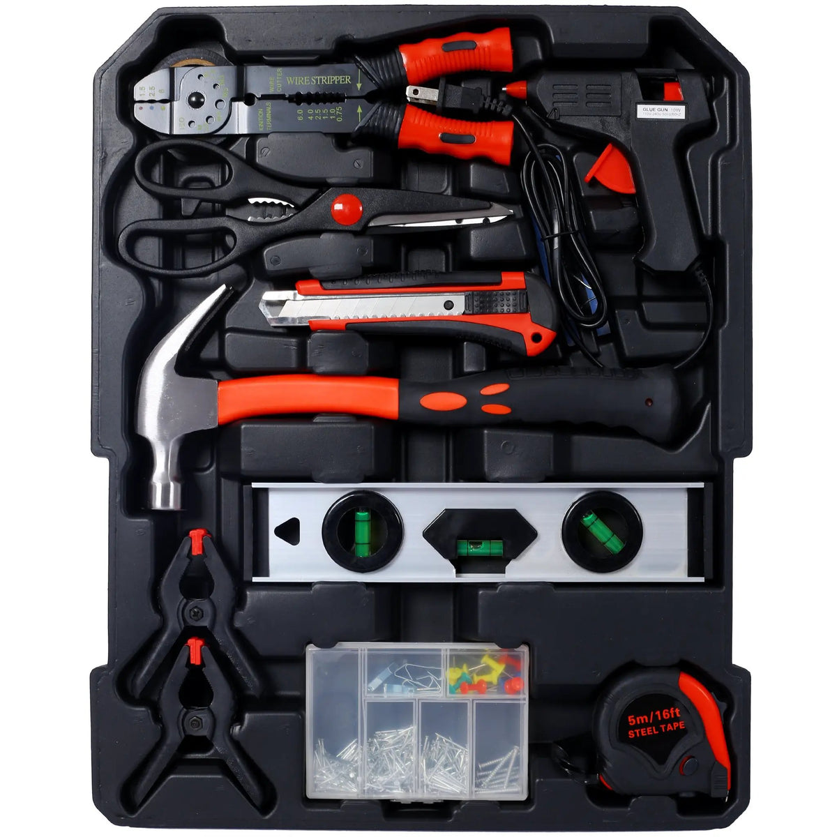 899pcs Home Repair Tool Set Kit with Toolbox Storage Case by HouseOfZazla