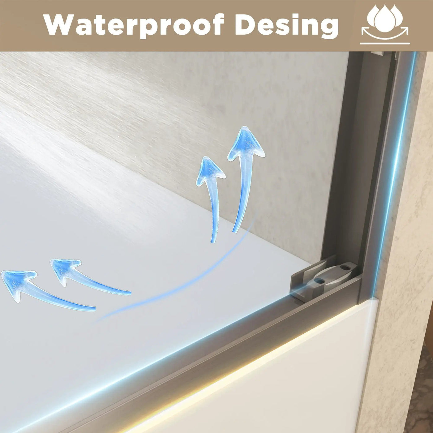 Double Sliding Shower Door With Explosion Proof Film by HouseOfZazla