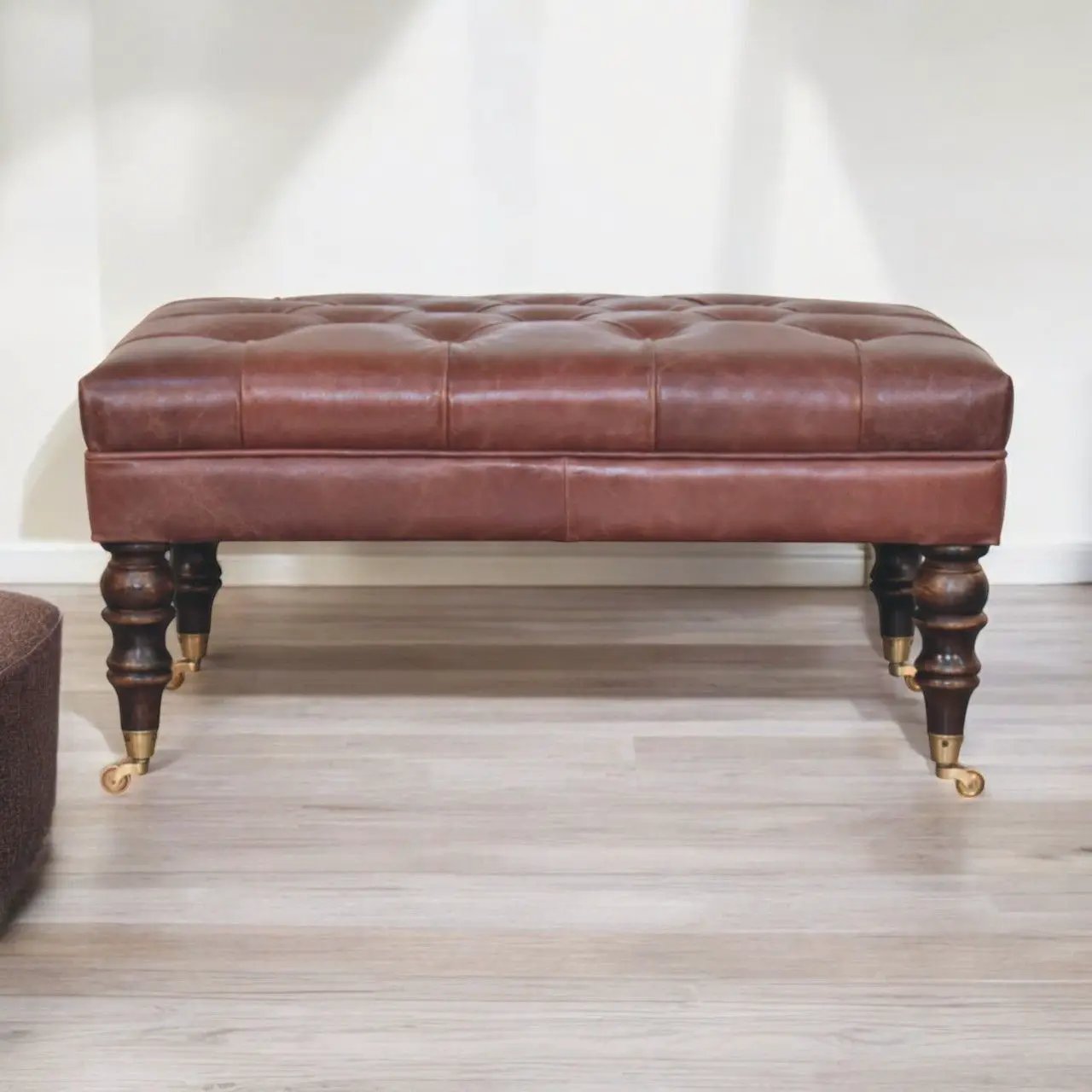 Buffalo - Ottoman With Castor Legs by Unique Piece Furniture
