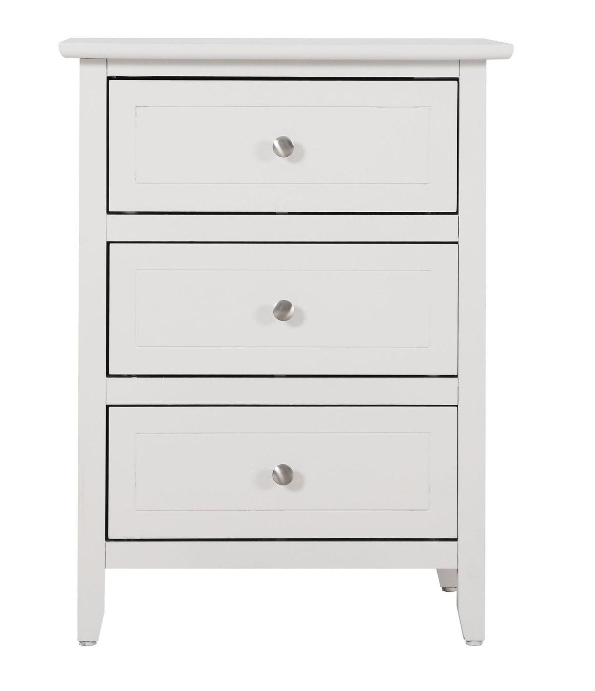 3 Drawer Nightstand with Real Wood Veneers - Multiple Colors, photo 17 of 32