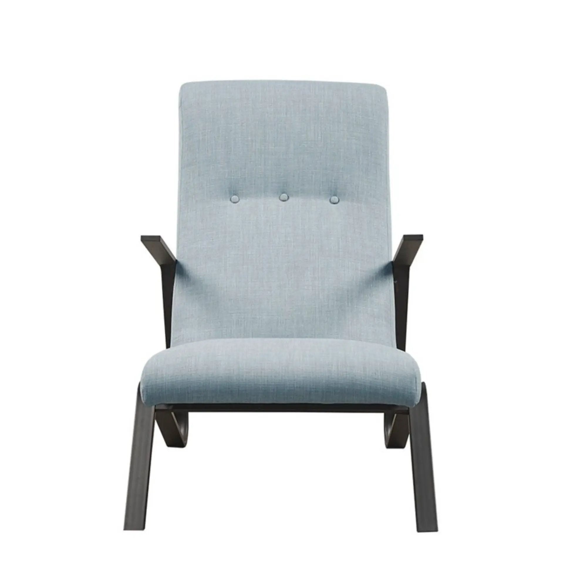 Manhattan - Accent Chair With High Back Support - Light Blue by HouseOfZazla