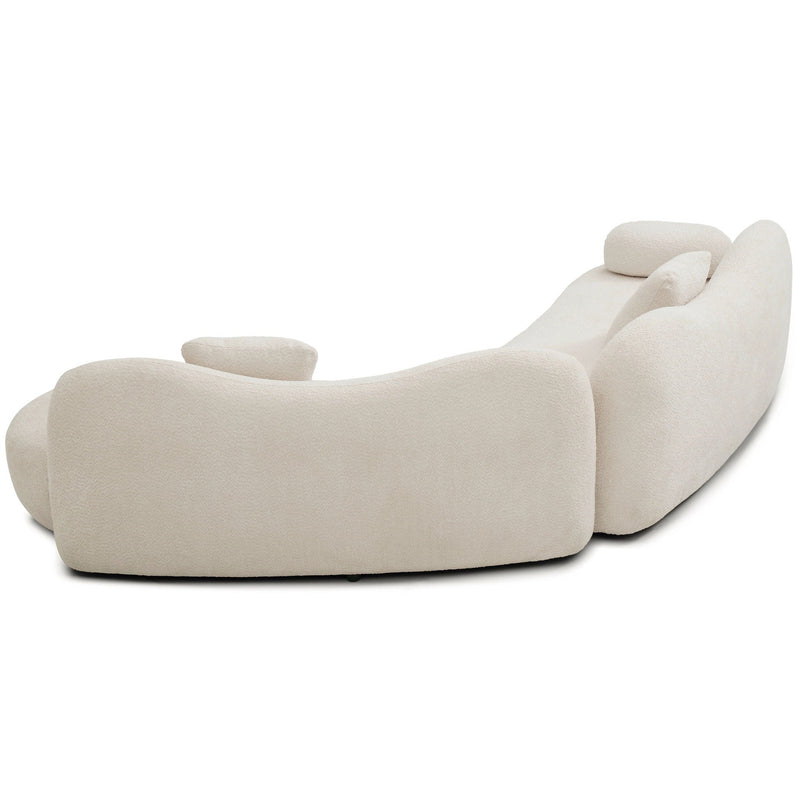 Modern Curved Modular 5 Seater Sofa by HouseOfZazla