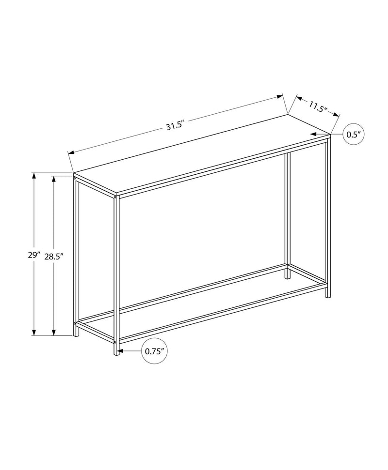 Accent Console Table For Entryway, Contemporary & Modern Design by Unique Piece Furniture