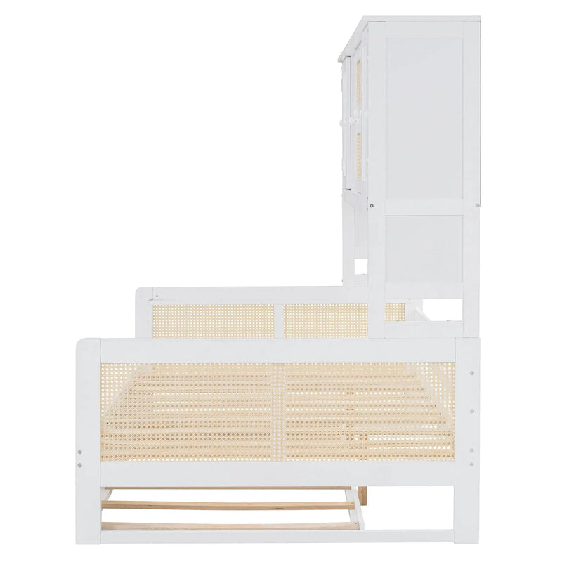 Daybed And All In One Cabinet And Shelf by Unique Piece Furniture