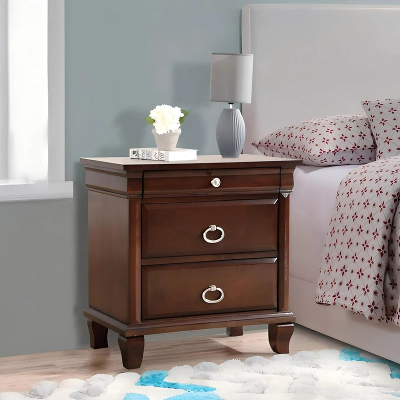 Triton - Nightstand - Cappuccino by HouseOfZazla