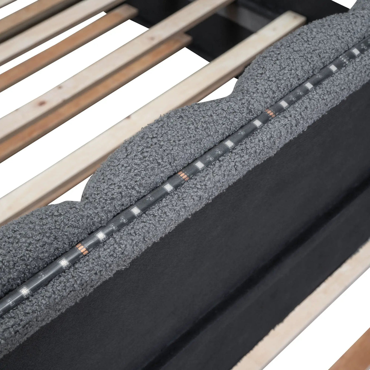 Upholstered Platform Bed With Trundle by HouseOfZazla