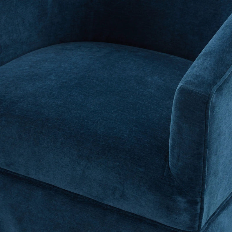 Elm - Skirted Swivel Chair