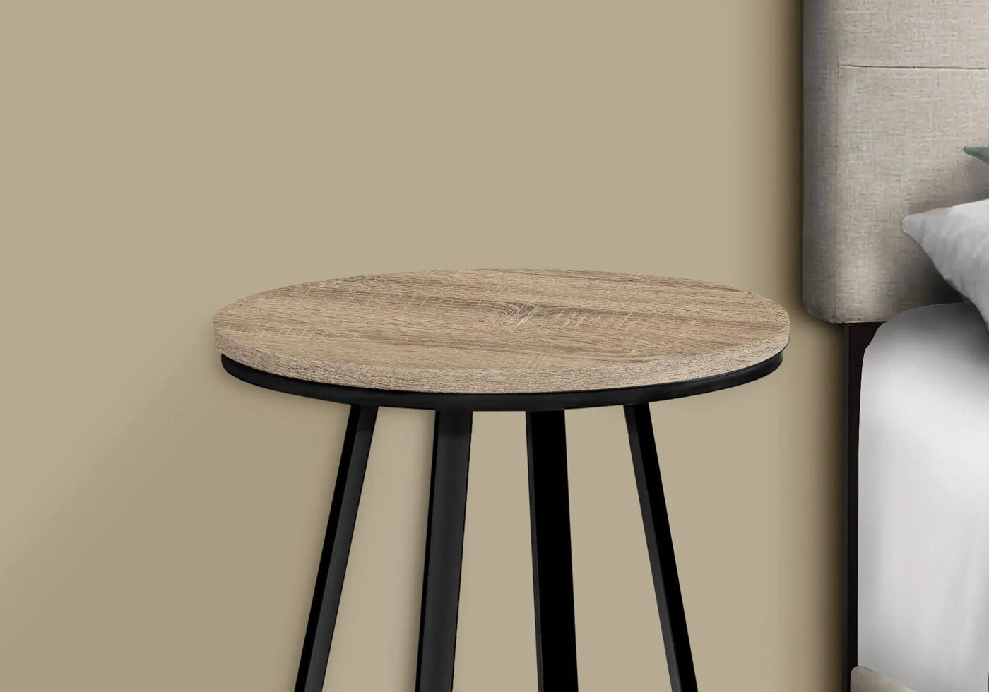 Accent Table, Side, Round Contemporary & Modern Modern Design by HouseOfZazla