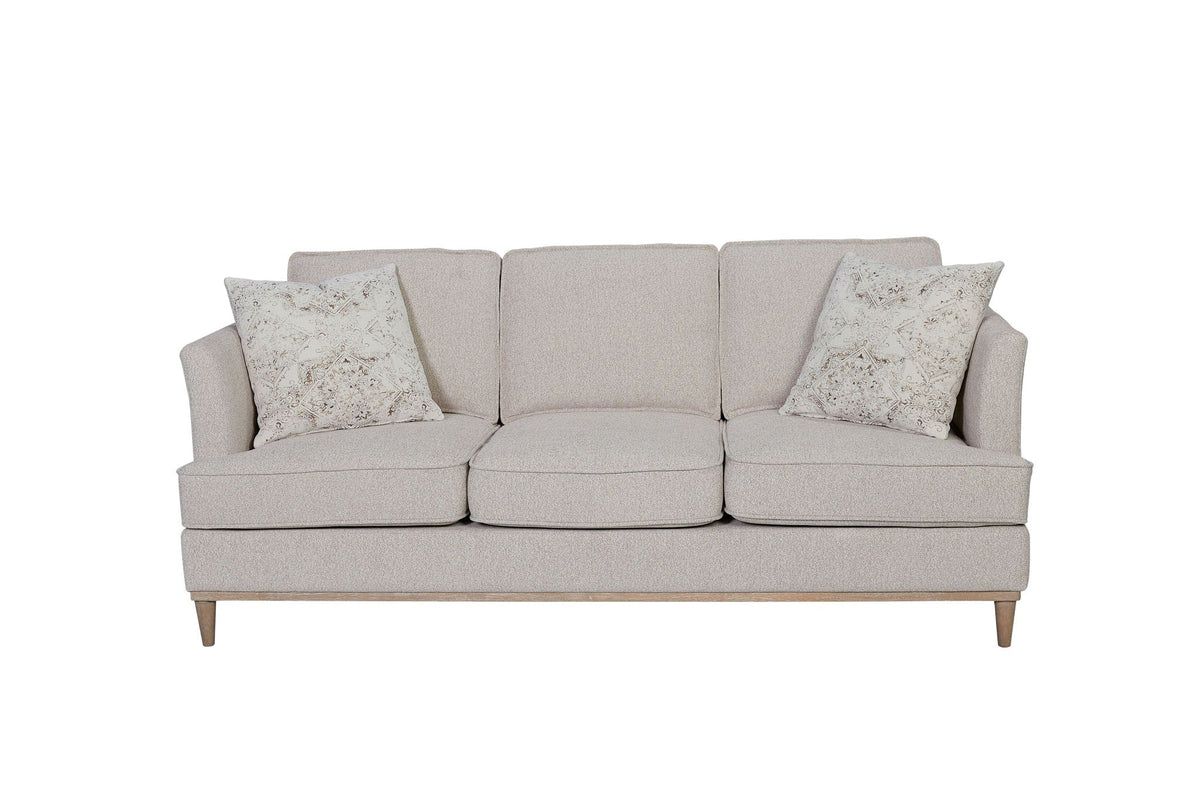 Stationary Sofa With Reversible Cushions and Two Pillows - Gray or White, photo 5 of 12
