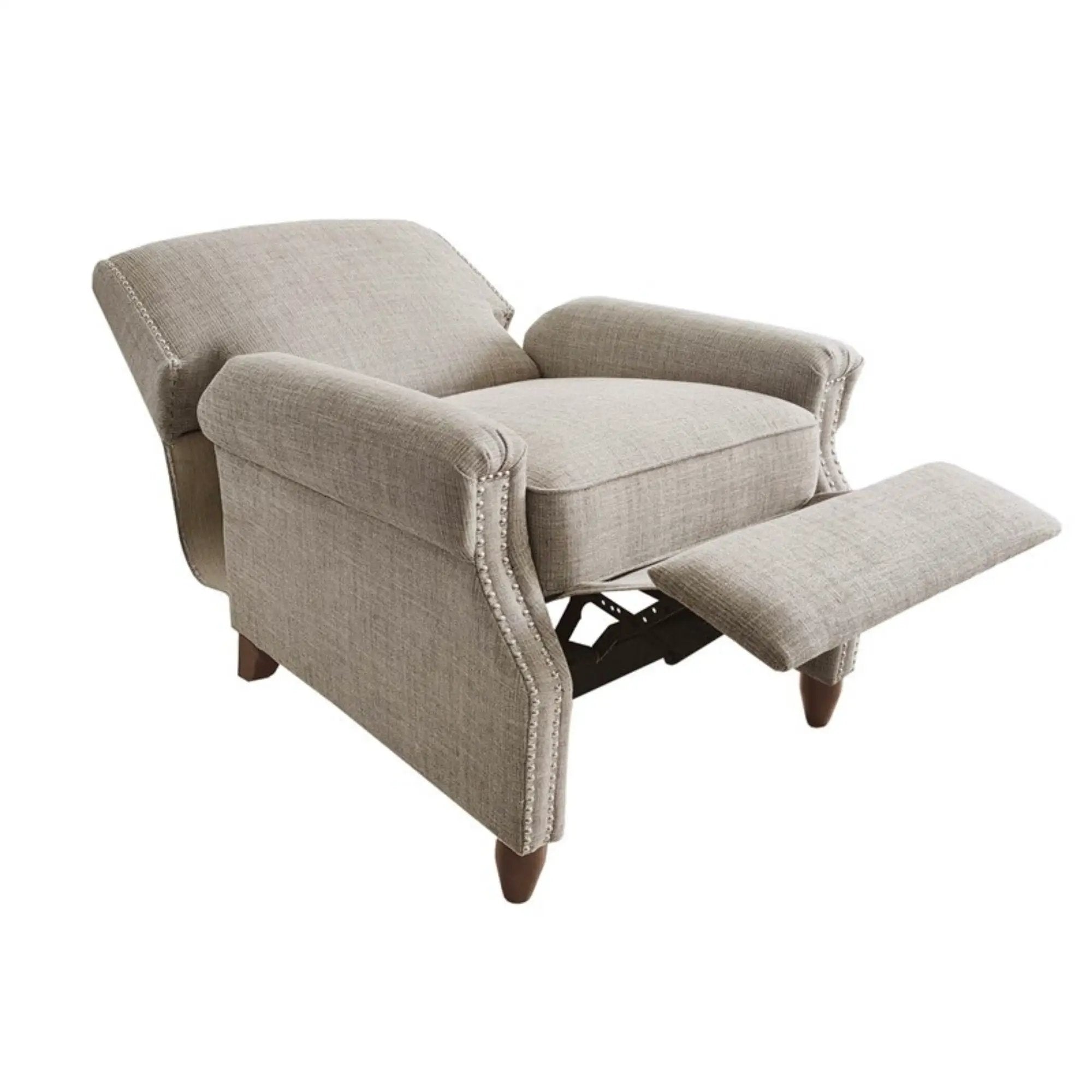 Julian - Push Back Recliner With Reclining Function - Sand by HouseOfZazla
