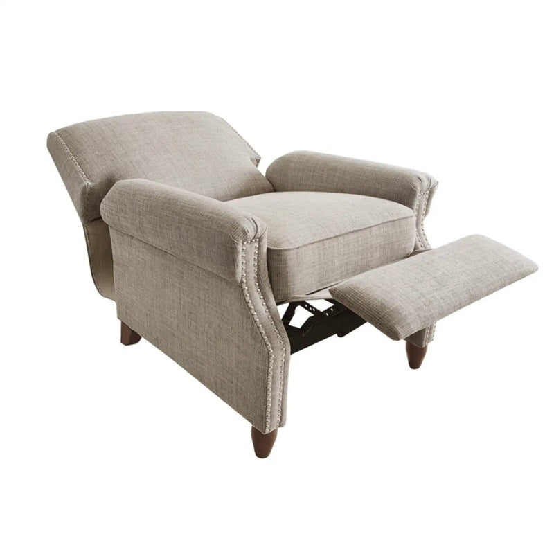 Julian - Push Back Recliner With Reclining Function - Sand by HouseOfZazla
