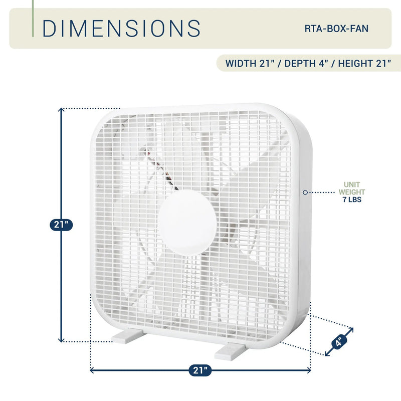 20 Inch Box Fan by HouseOfZazla