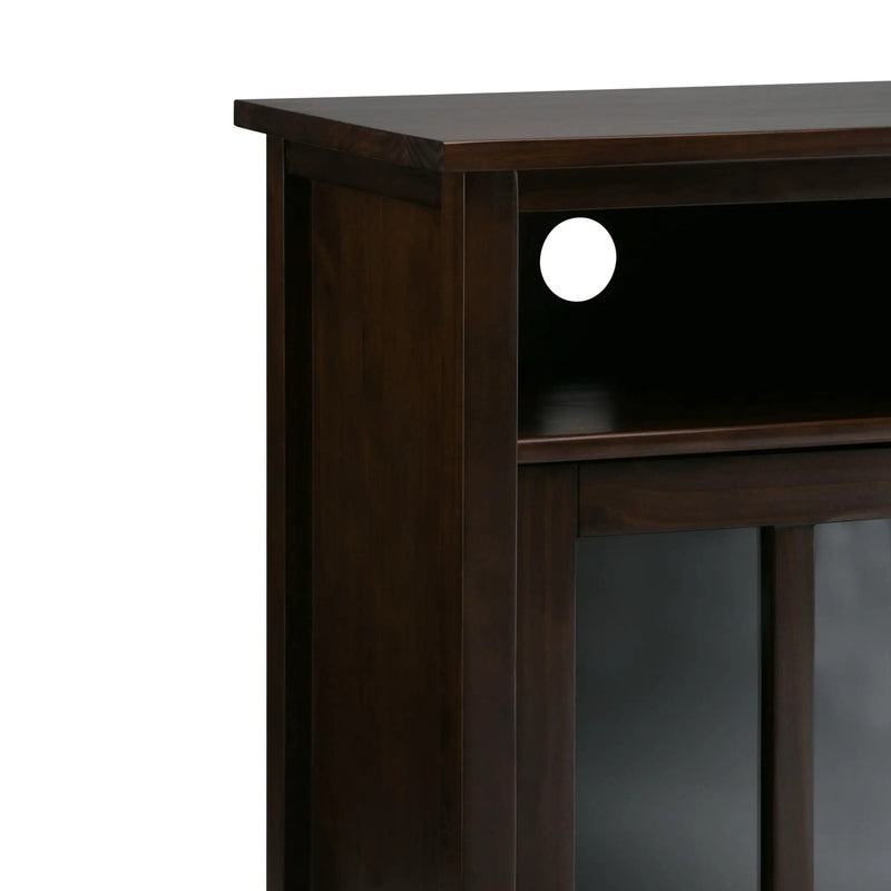 Warm Shaker - Handcrafted Medium Storage Media Cabinet by Unique Piece Furniture