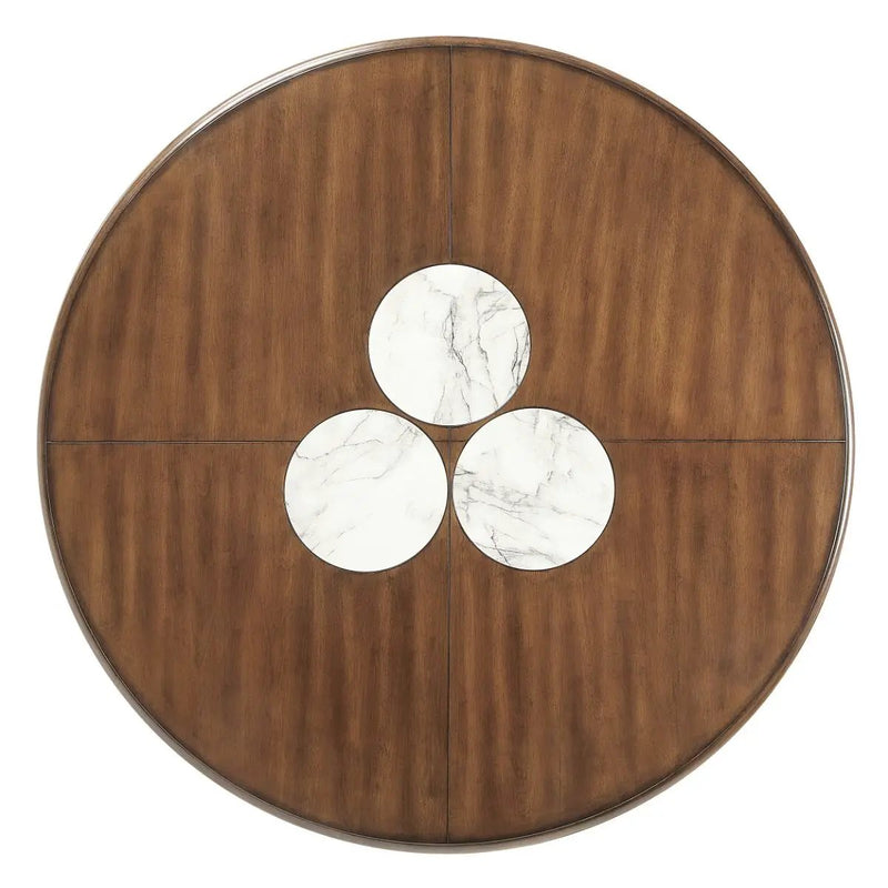 Harvey - Round Dining Table - Brown by Unique Piece Furniture