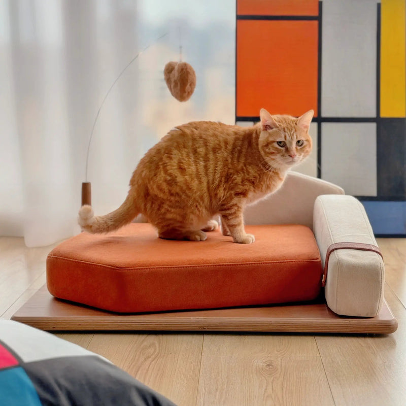 Wooden Pet Bed for Cats & Dogs by HouseOfZazla