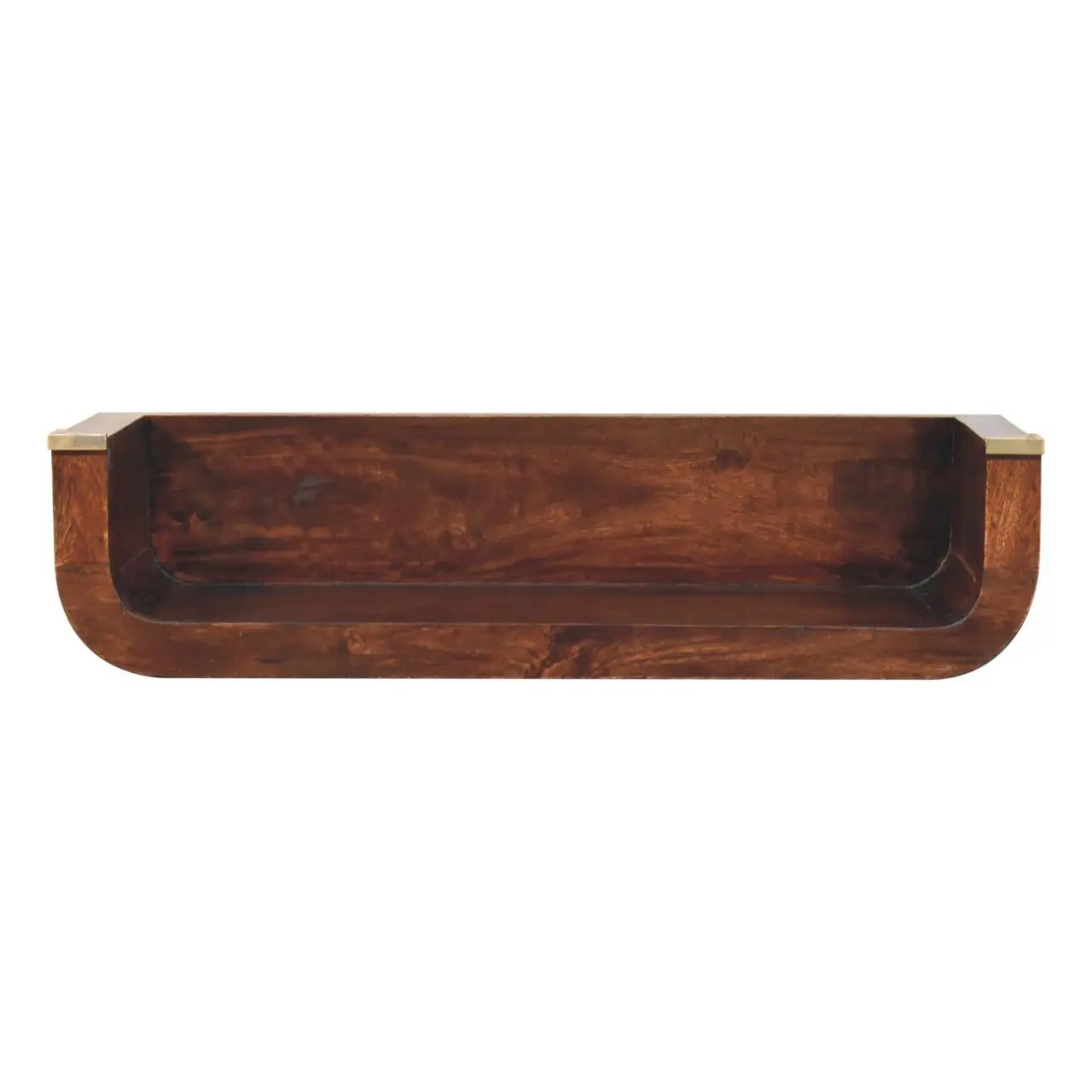 Indira - Floating Console Table - Walnut by HouseOfZazla
