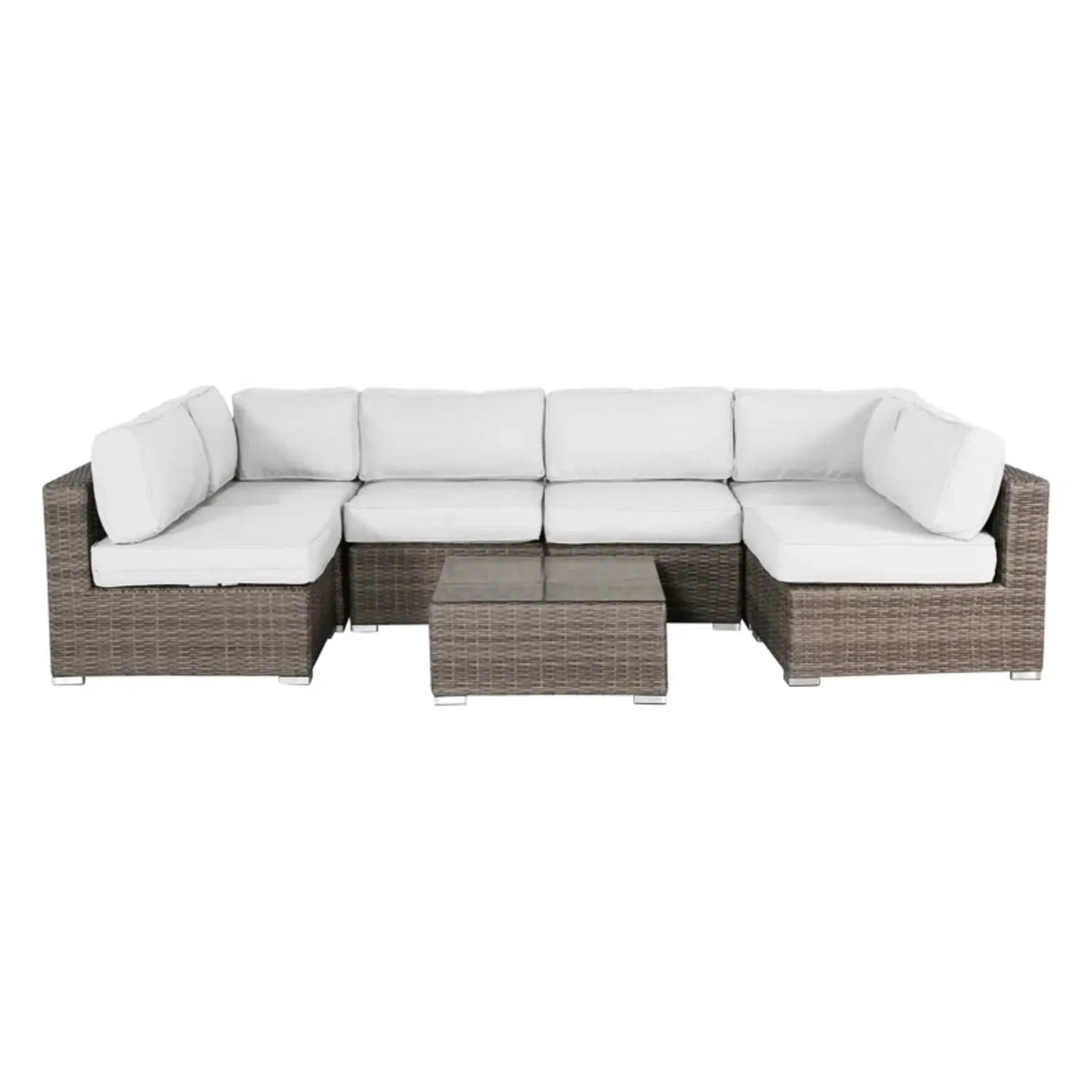 Seating Set With Cushions Handcrafted Wicker Design by Unique Piece Furniture