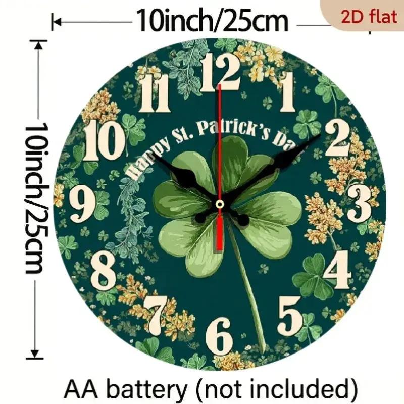 Wall Clock - Silent Wooden Round by House Of Avana