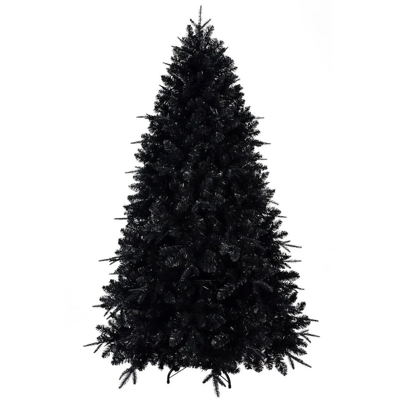 The 6-Foot Pre-Lit Black Christmas Tree by HouseOfZazla