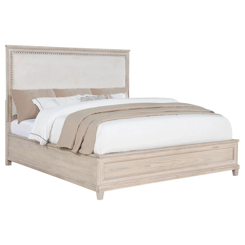 Pembroke 66-inch California King Panel Bed Washed Oak by Unique Piece Furniture