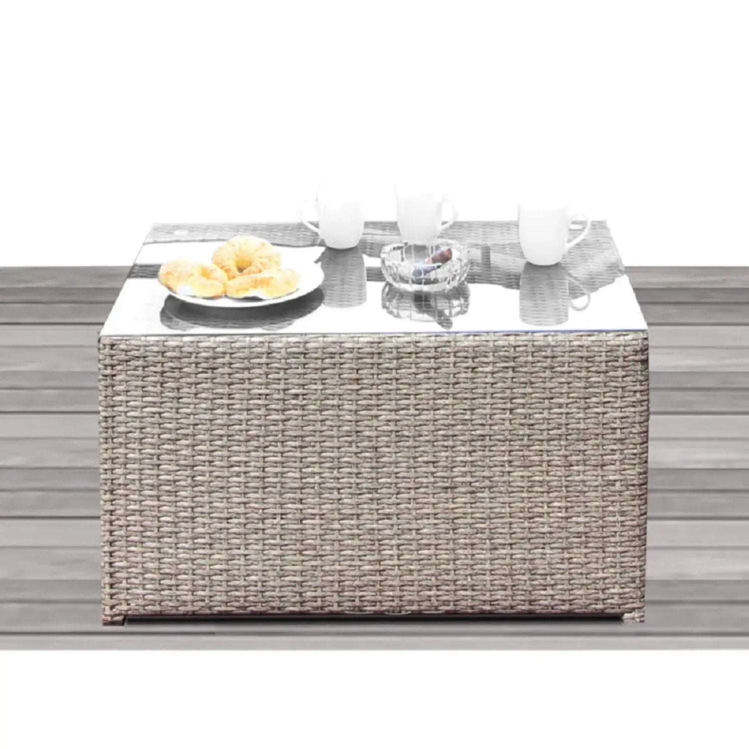 Stylish Modular Wicker Patio Seating Group by Unique Piece Furniture
