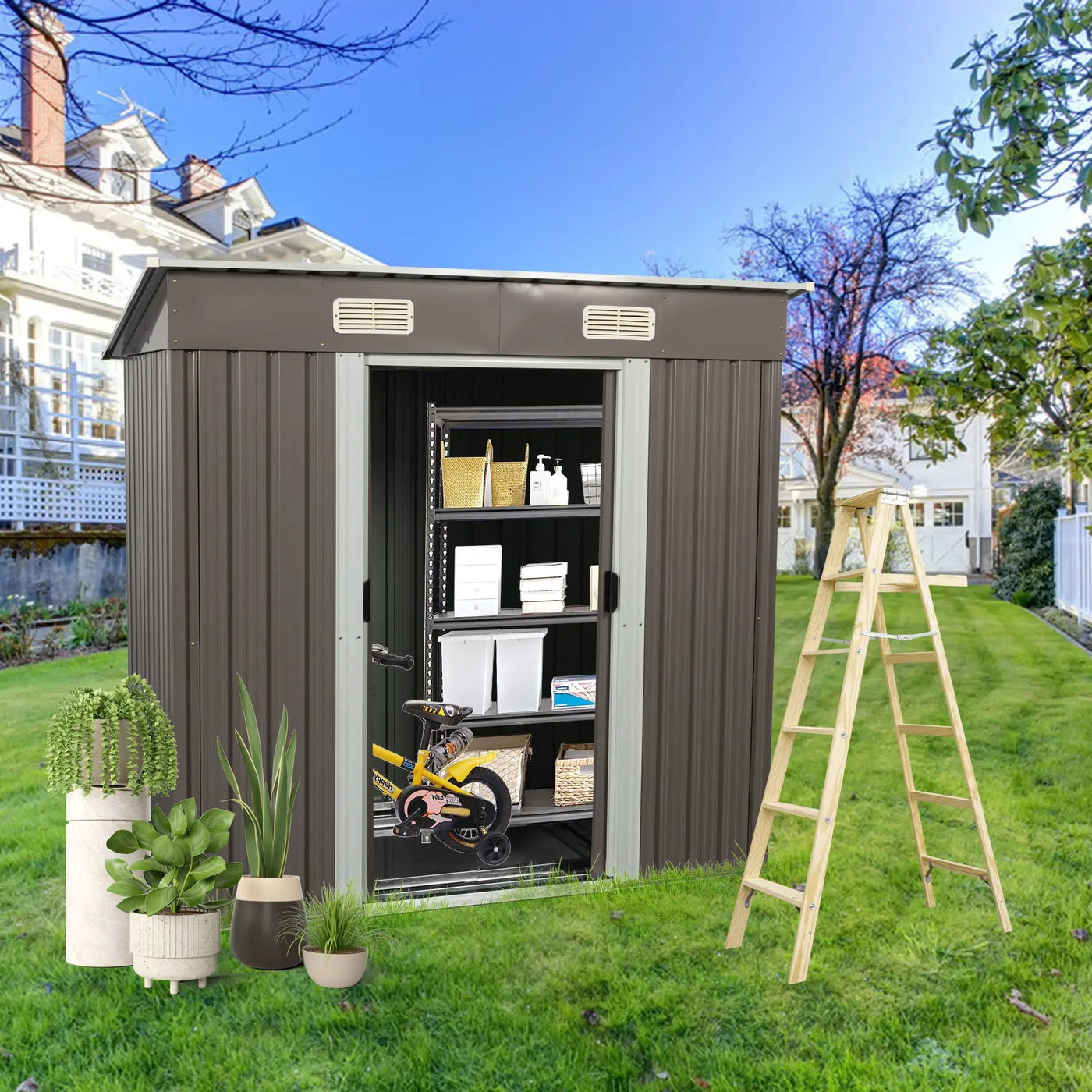 Outdoor Storage Shed by HouseOfZazla