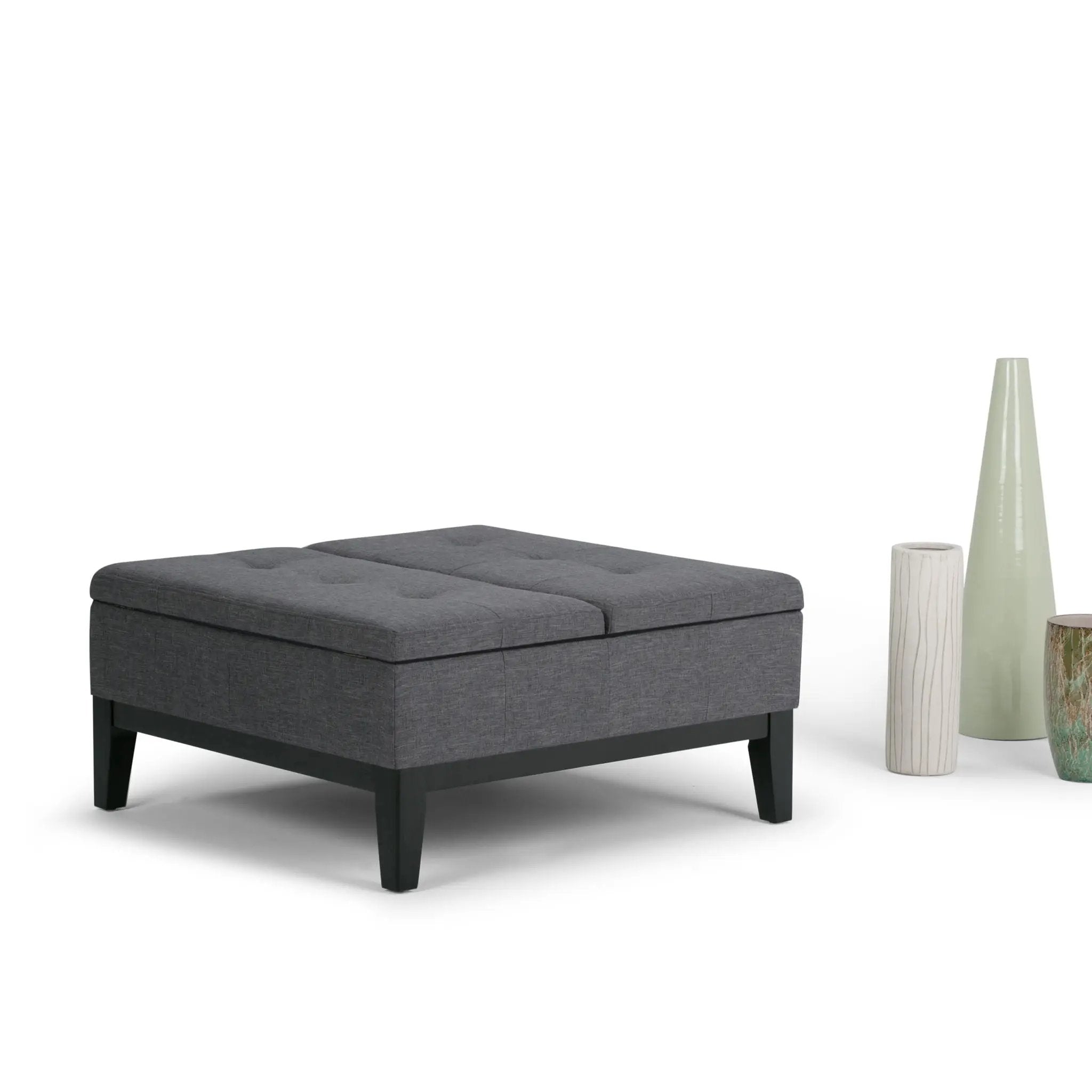 Dover - Multifunctional Lift Top Coffee Table Storage Ottoman by Unique Piece Furniture