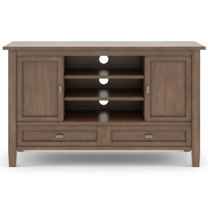 Warm Shaker - TV Media Stand Handcrafted by Unique Piece Furniture