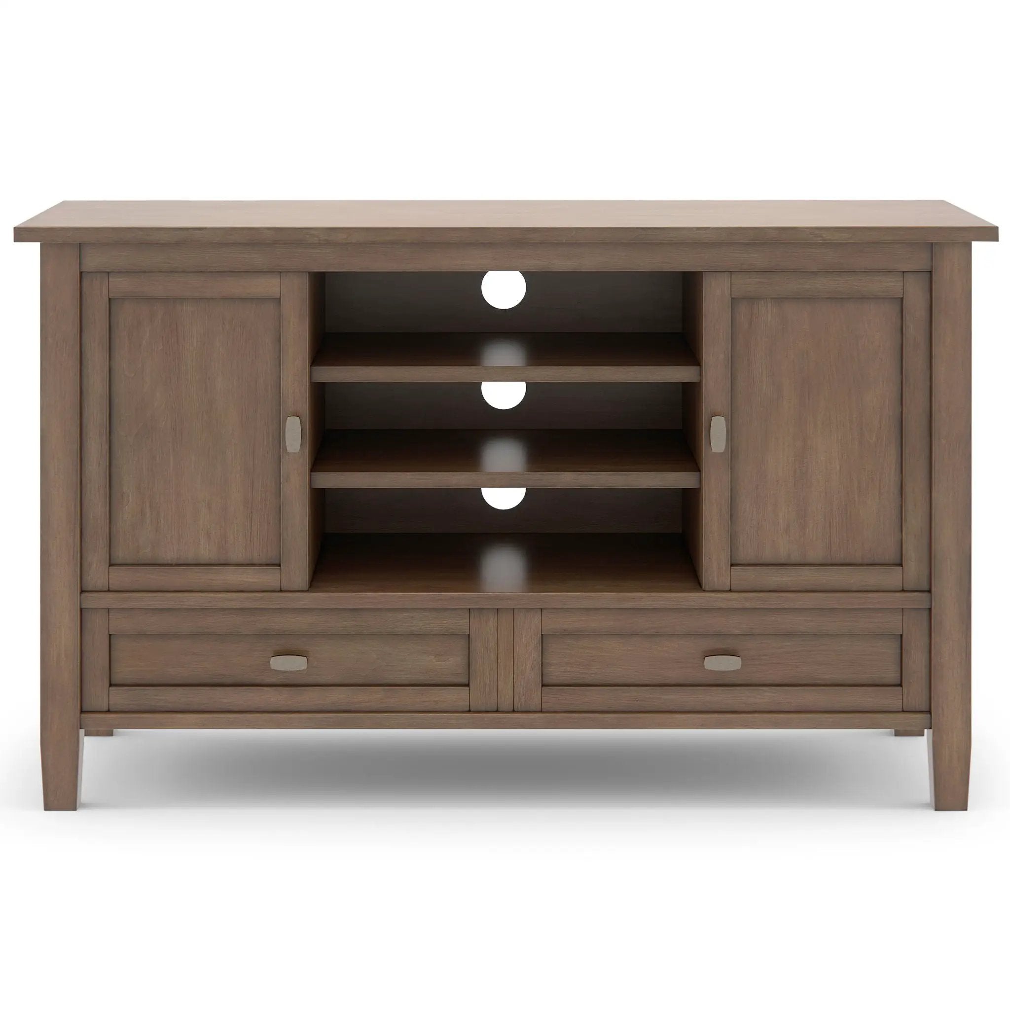 Warm Shaker - TV Media Stand Handcrafted by Unique Piece Furniture