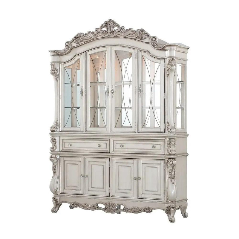 Gorsedd - Buffet & Hutch - Golden Ivory by Unique Piece Furniture