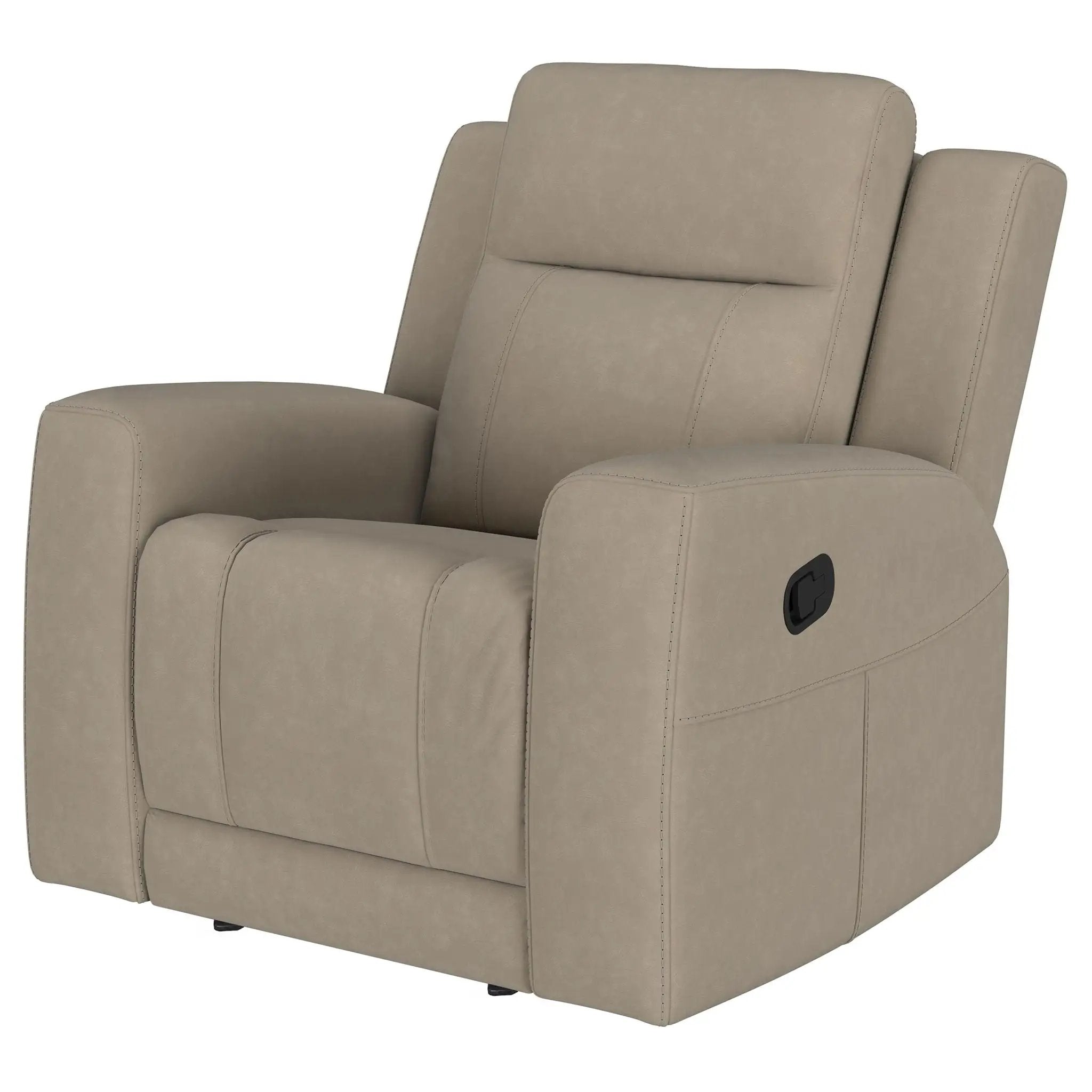 Brentwood Upholstered Recliner Chair Taupe by Unique Piece Furniture