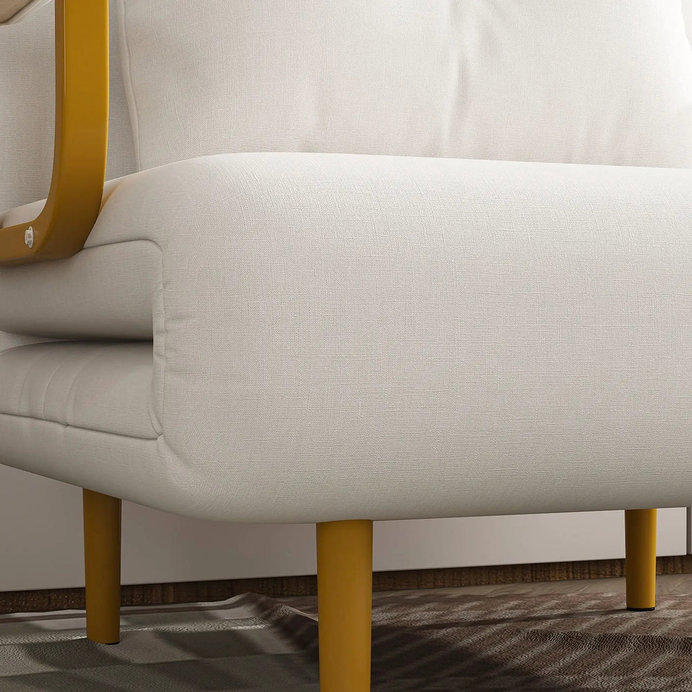 3 In 1 Convertible Folding Sofa Bed With Adjustable Backrest And Pillow by Unique Piece Furniture