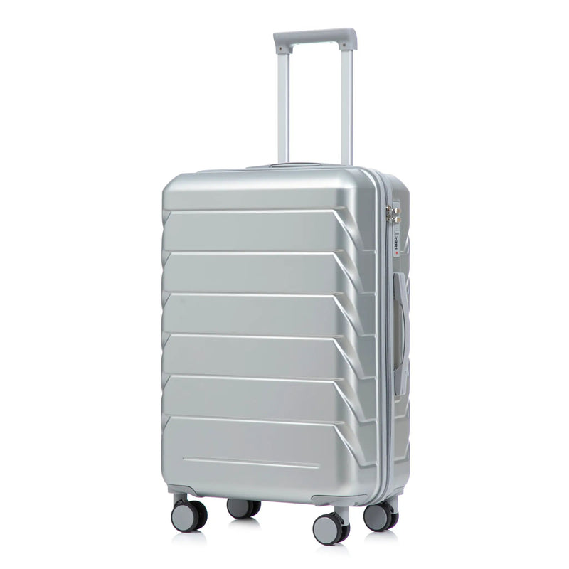 3-Piece ABS Spinner Wheel Luggage Set with Combination Lock by HouseOfZazla