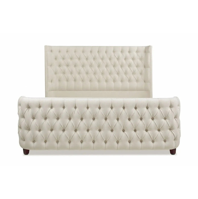 Brooklyn - Tufted Panel Bed Headboard And Footboard Set by HouseOfZazla