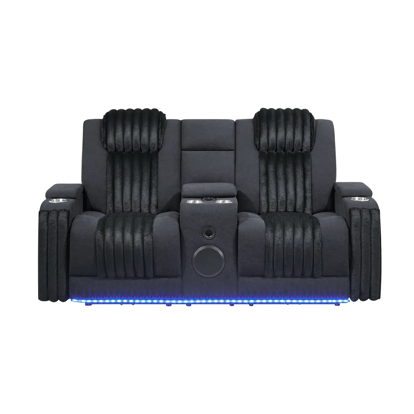 Duran - Power Reclining Loveseat With Power Headrest by HouseOfZazla