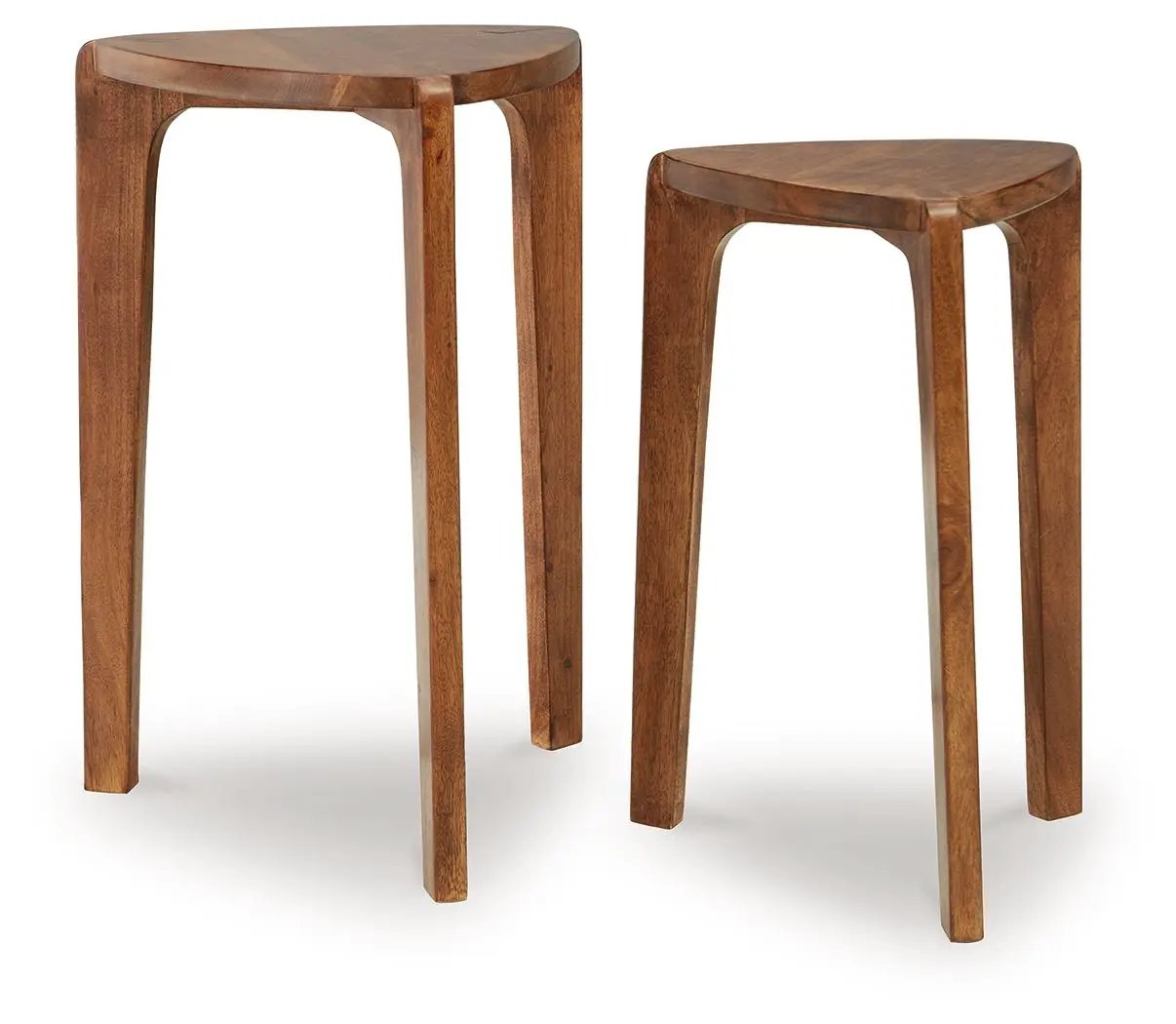 Brynnleigh - Accent Table Set (Set of 2) - Medium Brown by Unique Piece Furniture