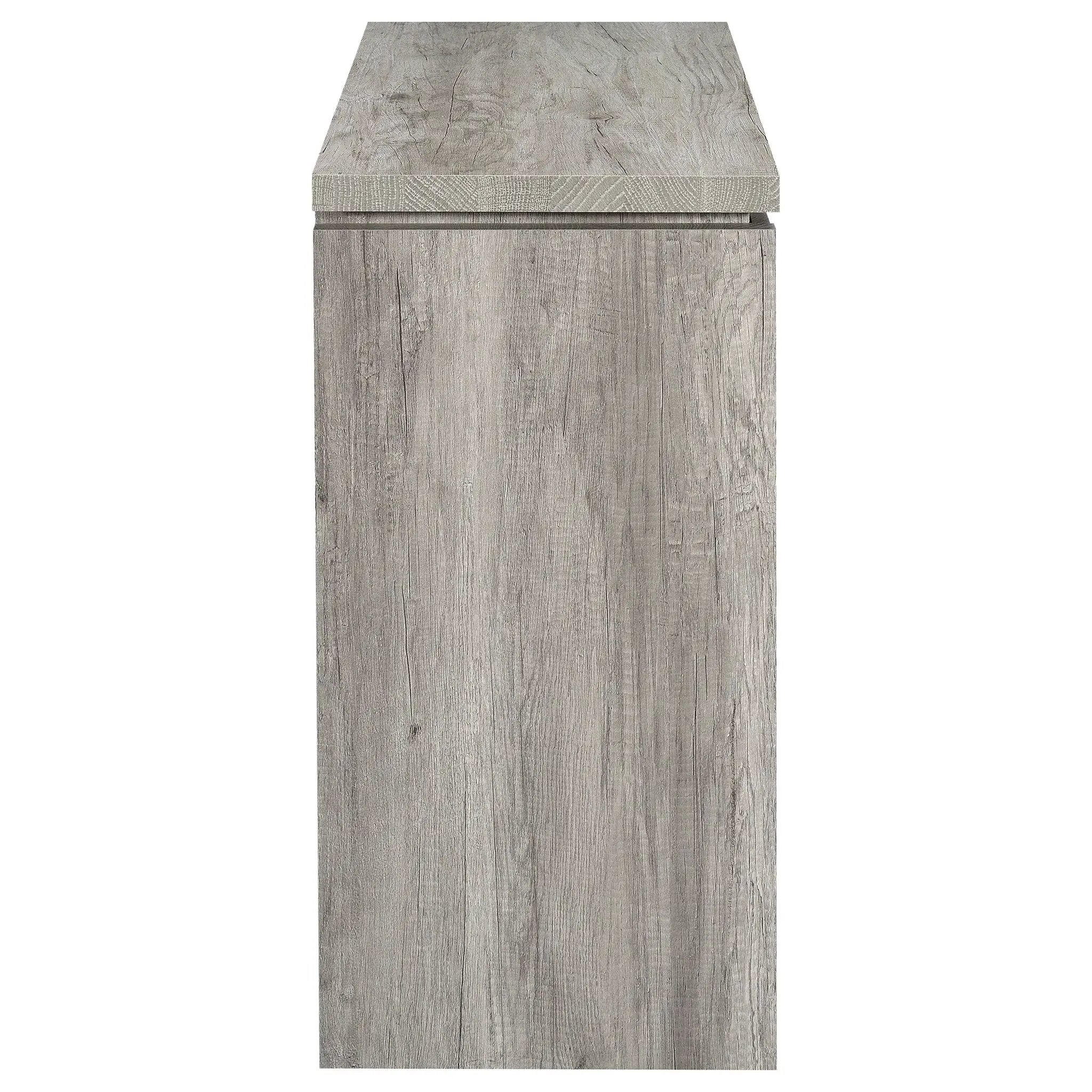 2 Door Accent Cabinet With Accents - Gray