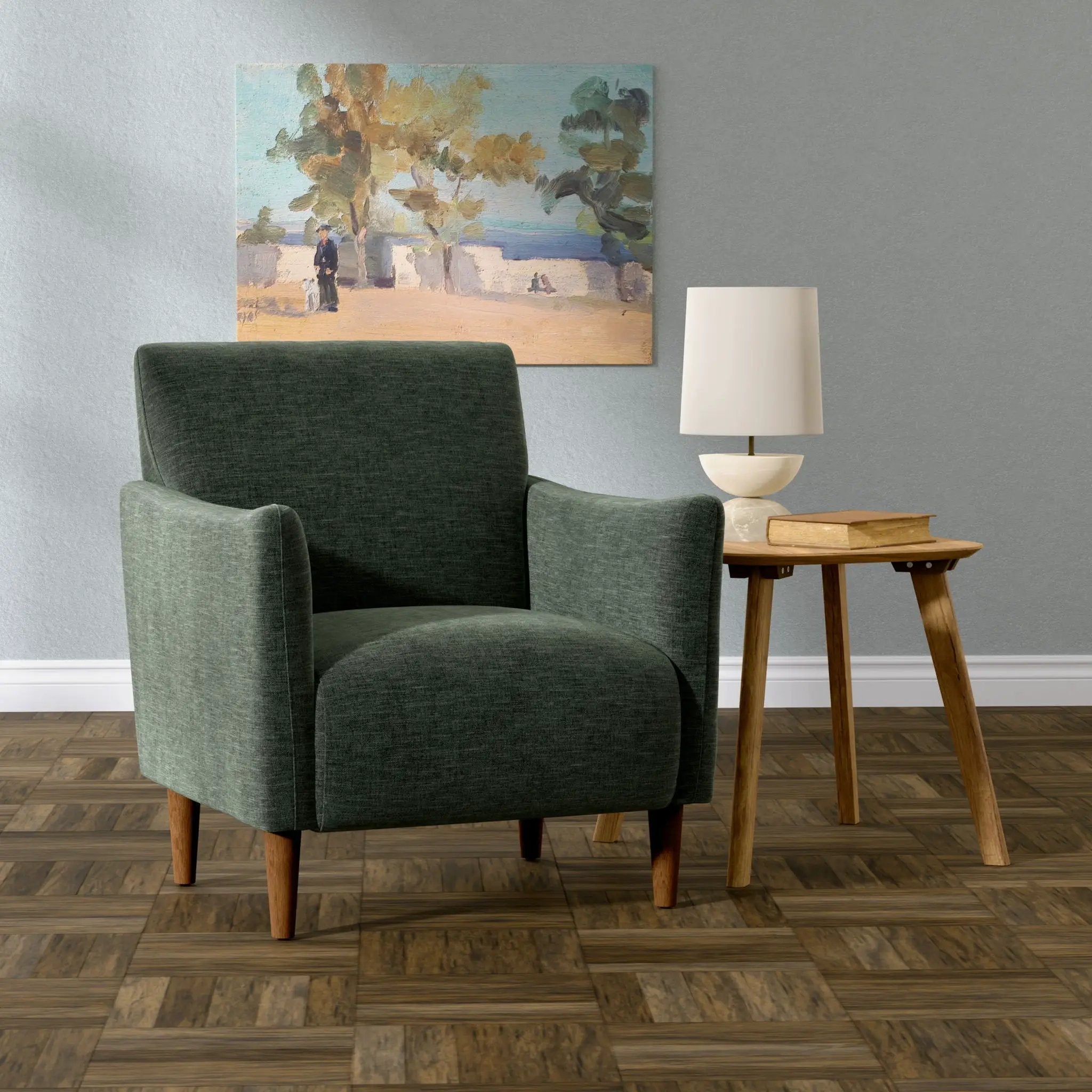 Accent Chair - Green by Unique Piece Furniture