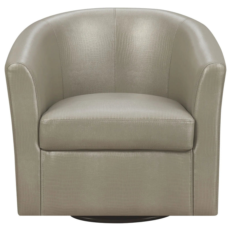 Swivel Armchair With Barrel-Back Design by HouseOfZazla