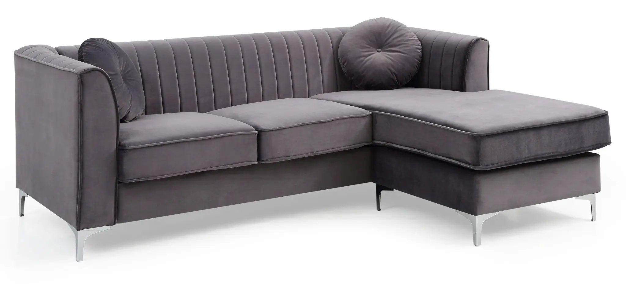 Delray - Micro Suede Sofa Chaise by HouseOfZazla
