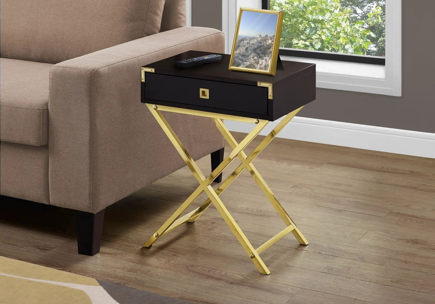 Accent Side Table with Storage Drawer by HouseOfZazla
