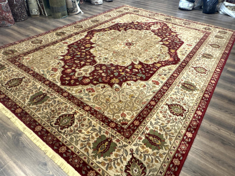 Karastan Rug 8.8 x 12, Antique Legends Royal Tabriz, Wool Pile, Vintage, Rare Design by Jewel Rugs