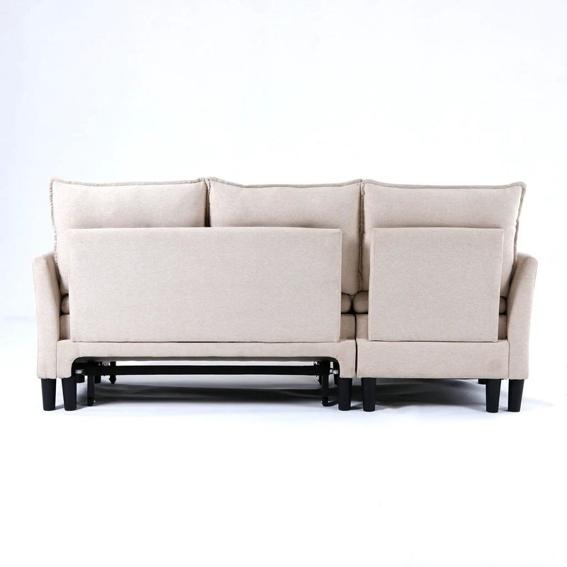 L-Shaped Reversible Chaise Sectional Sofa With Storage by HouseOfZazla